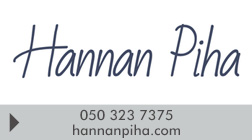 Hannan piha-ja vihertyö Oy logo